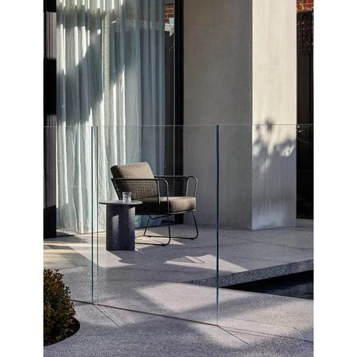 Astor Outdoor Ripple End Table - Biku Furniture & Homewares