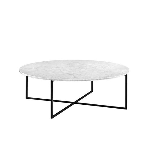 Elle Luxe Marble Round Coffee Table - Biku Furniture & Homewares