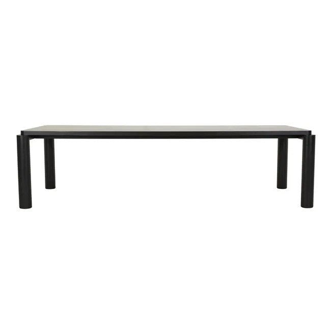 Flint 220 Dining Table - Black Oak - Biku Furniture & Homewares