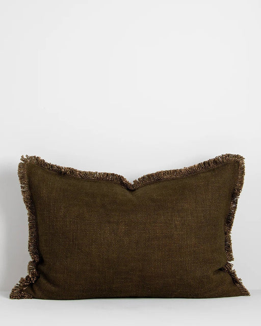 Leaf Dalton Pillow with Feather Core - Biku Furniture & Homewares