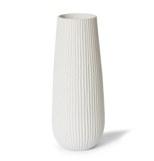 Matte White Kadence Vase - Biku Furniture & Homewares