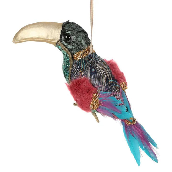 Sapphire Perch Toucan Dangler - Biku Furniture & Homewares